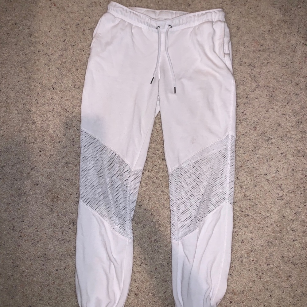 white joggers
